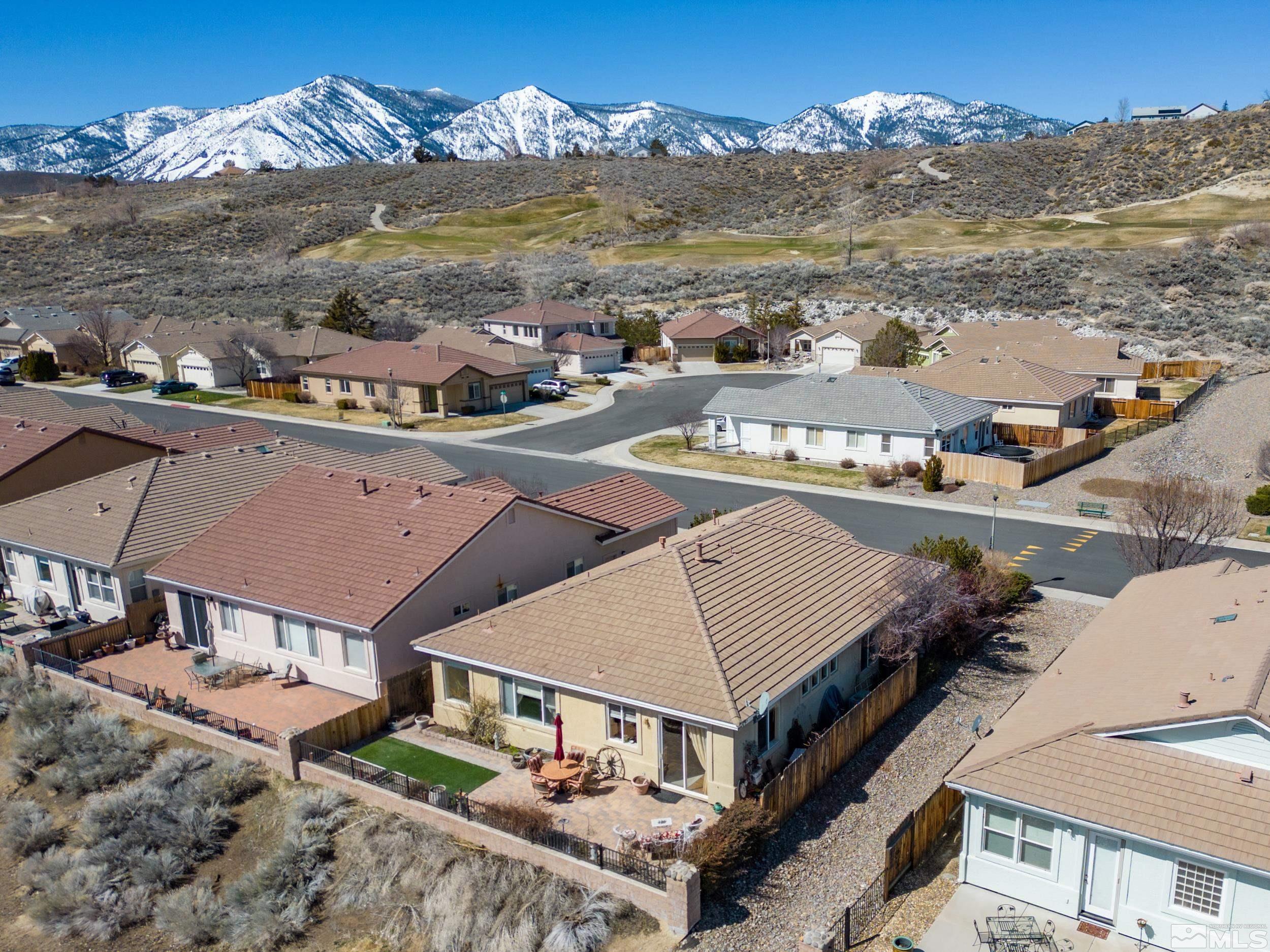3463 Long Drive Minden, NV 89423 - Photo 37 of 40 an aerial view of residential houses with outdoor space