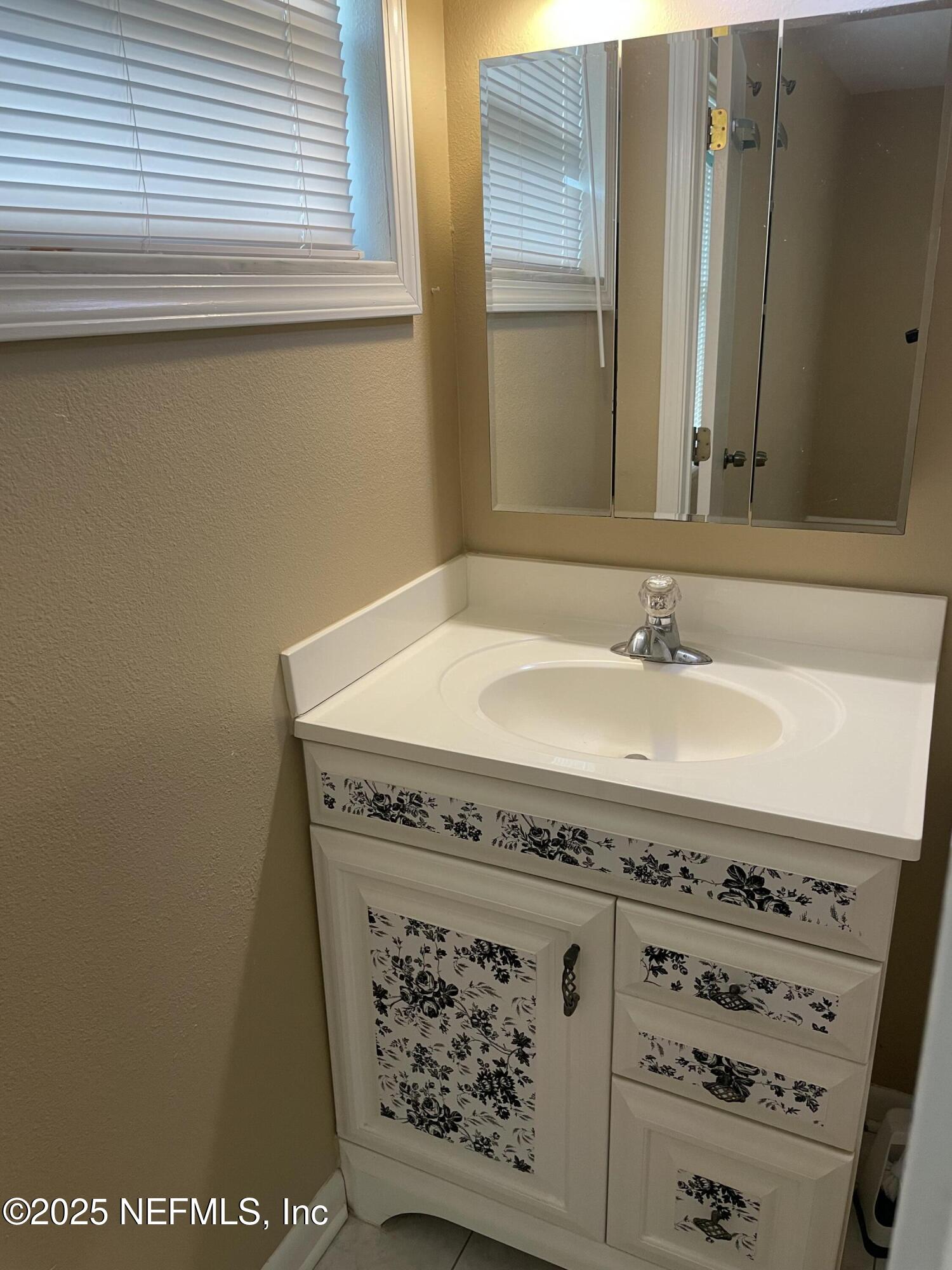 6938 Corkwood Road Jacksonville, FL 32277 - Photo 19 of 25 a bathroom with a sink and a mirror