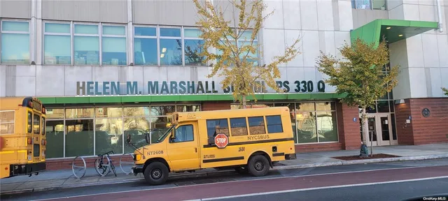 a car parked on the side of a street