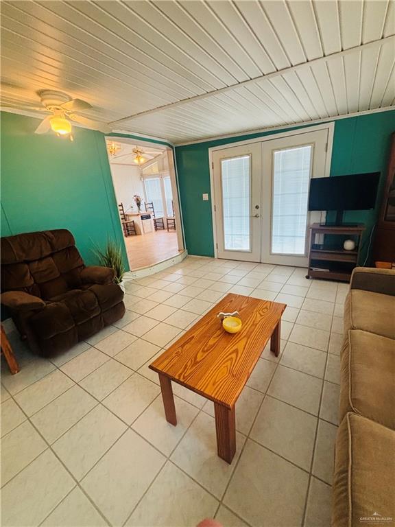 412 Sun Dial Circle Port Isabel, TX 78578 - Photo 8 of 37 a living room with a couch and a fireplace