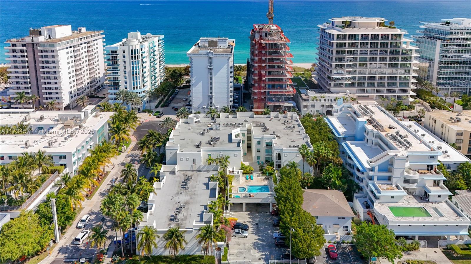 9172 Collins Avenue, Unit 414 Surfside, FL 33154 - Photo 22 of 23 a city view with tall buildings