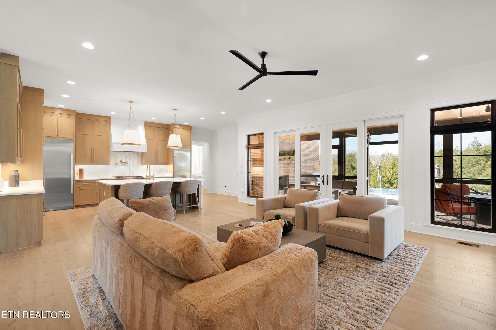 3693 Herschel Hudson Road Lascassas, TN 37085 - Photo 16 of 51 a living room with furniture and a large window