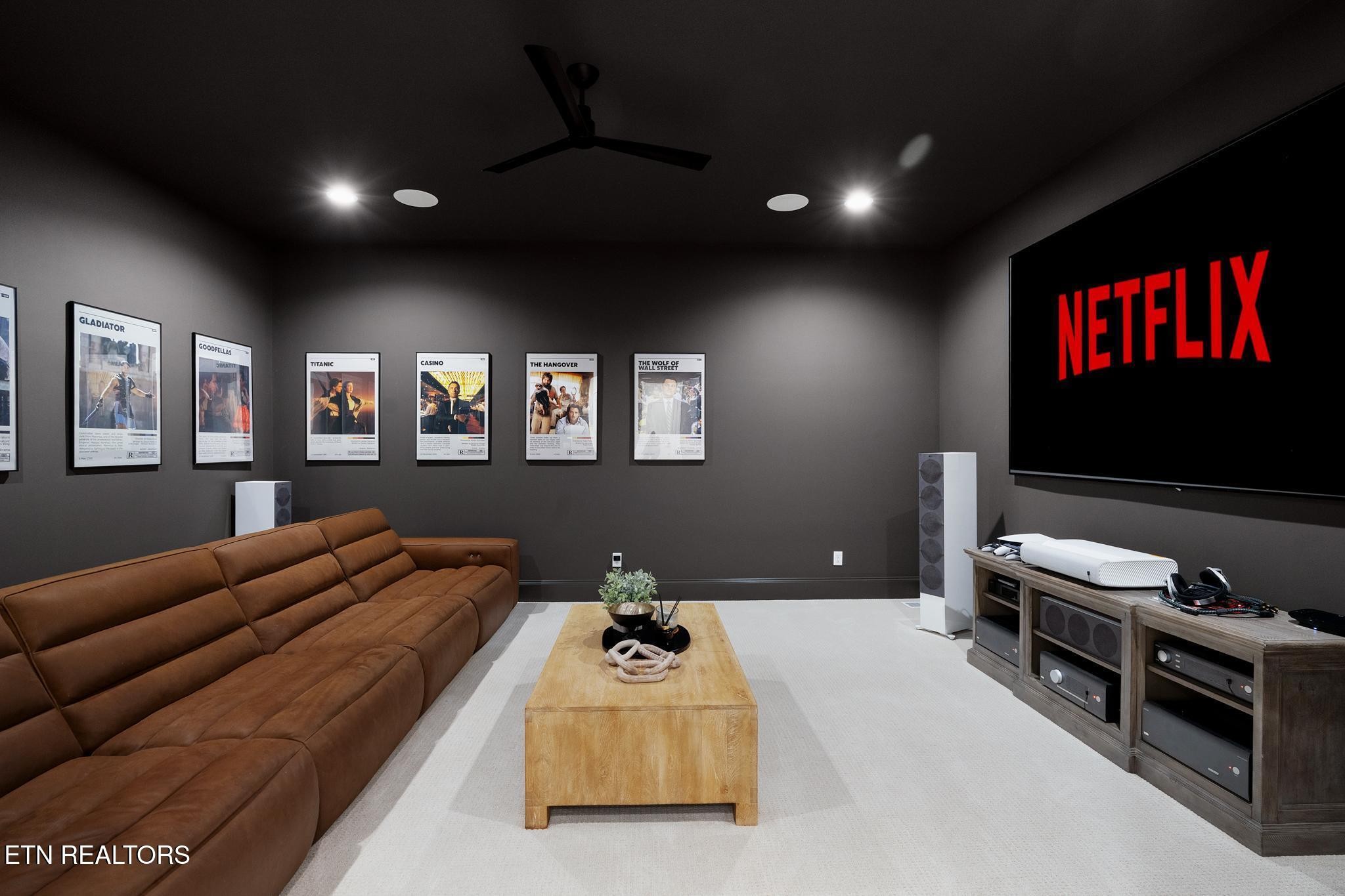 3693 Herschel Hudson Road Lascassas, TN 37085 - Photo 20 of 51 a living room with furniture and a flat screen tv