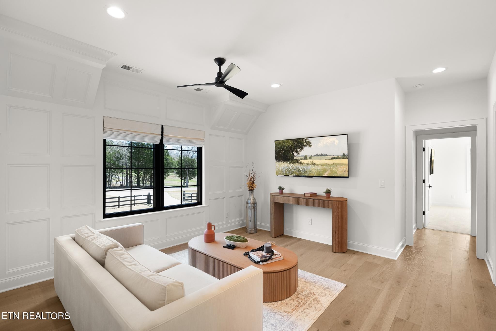 3693 Herschel Hudson Road Lascassas, TN 37085 - Photo 30 of 51 a living room with furniture a window and wooden floor