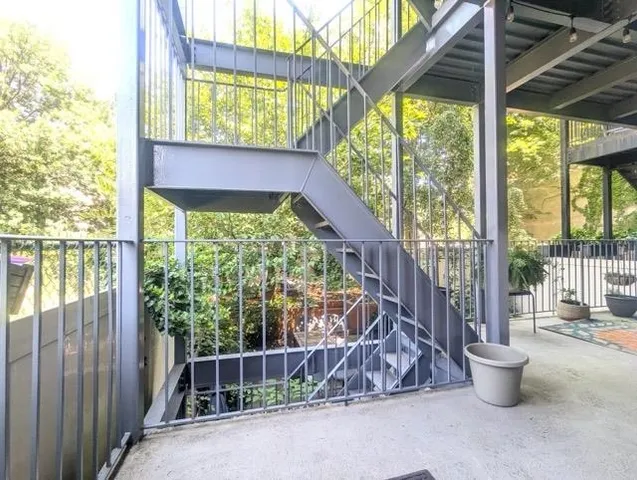 a house view with a garden space