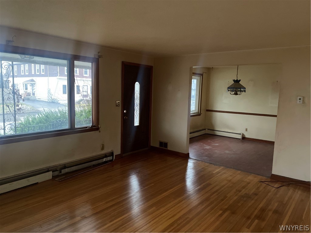 1380 Harlem Road Cheektowaga, NY 14206 - Photo 7 of 49 Lower Unit Living Room and Front Door