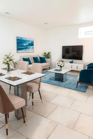 a view of an empty room