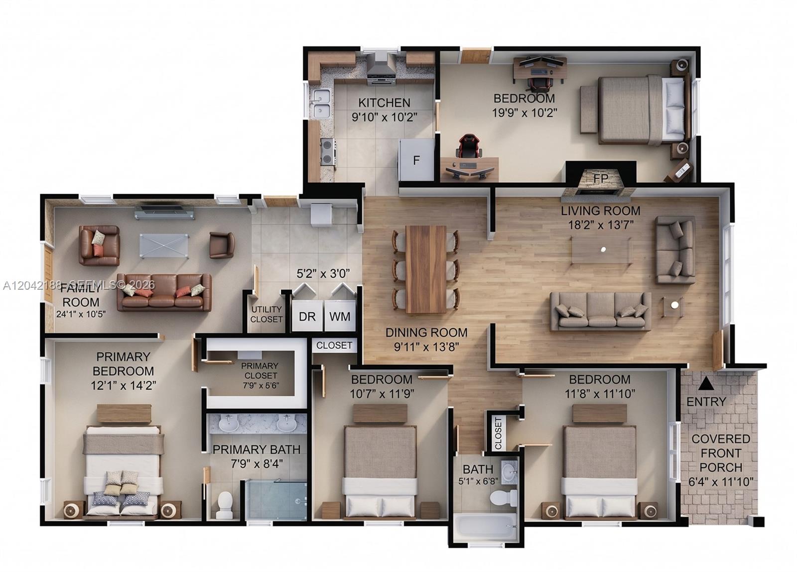 322 Southwest 18th Road Miami, FL 33129 - Photo 18 of 25 Virtually staged