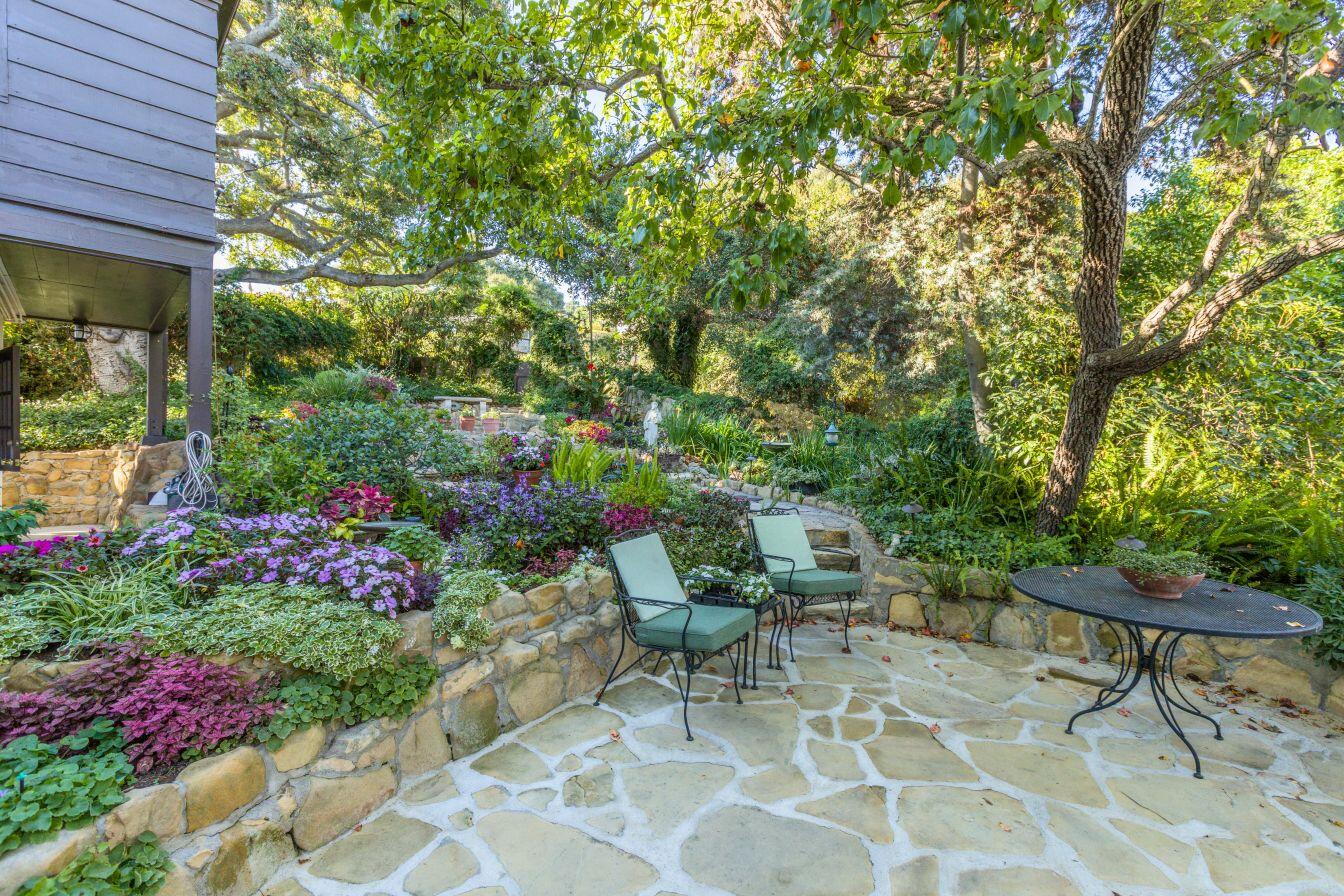 1600 Oramas Road Santa Barbara, CA 93103 - Photo 24 of 42 Back Patio and Gardens