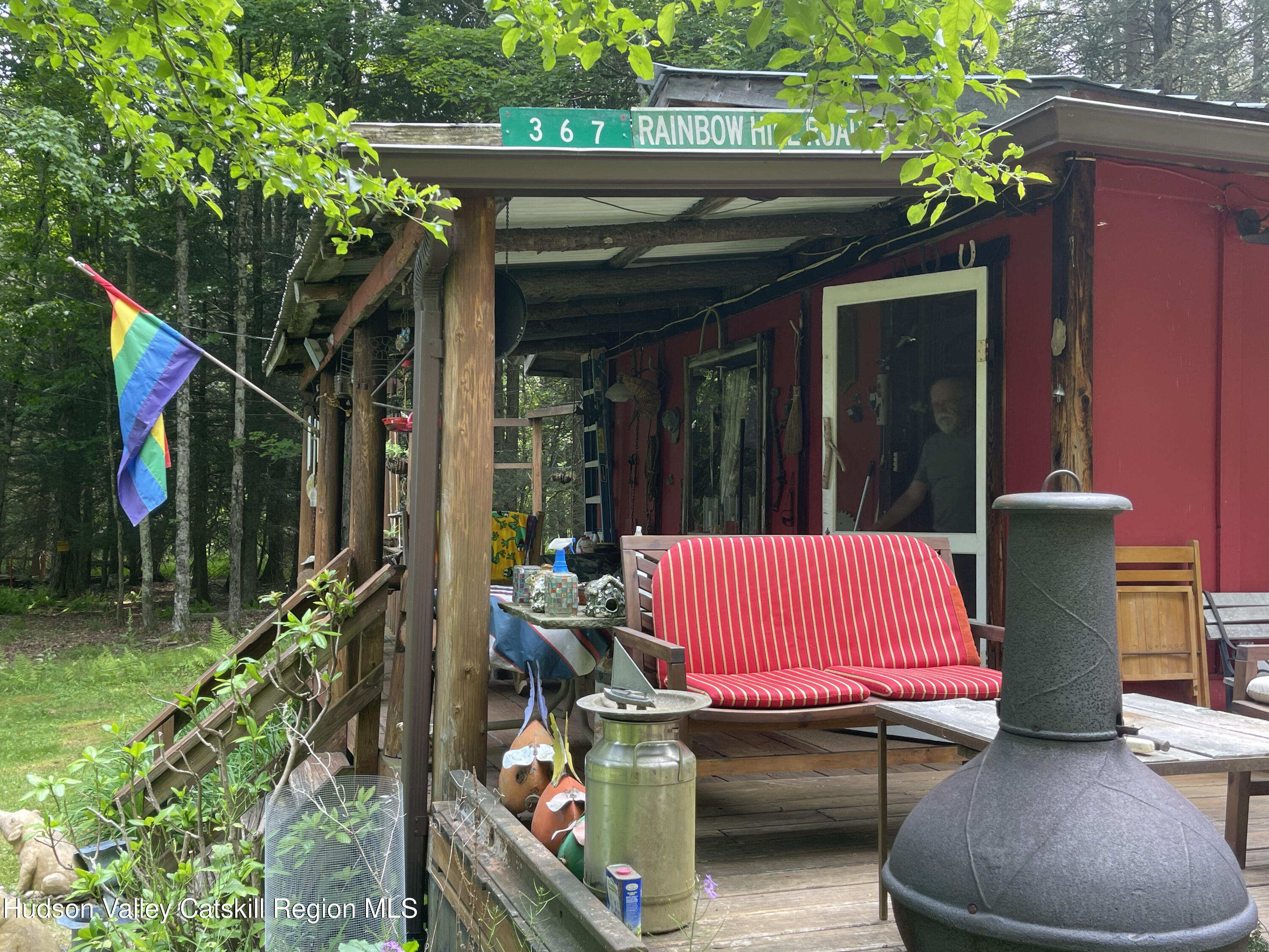 367 Rainbow Hill Road Andes, NY 13731 - Photo 2 of 30 a view of outdoor sitting area with furniture
