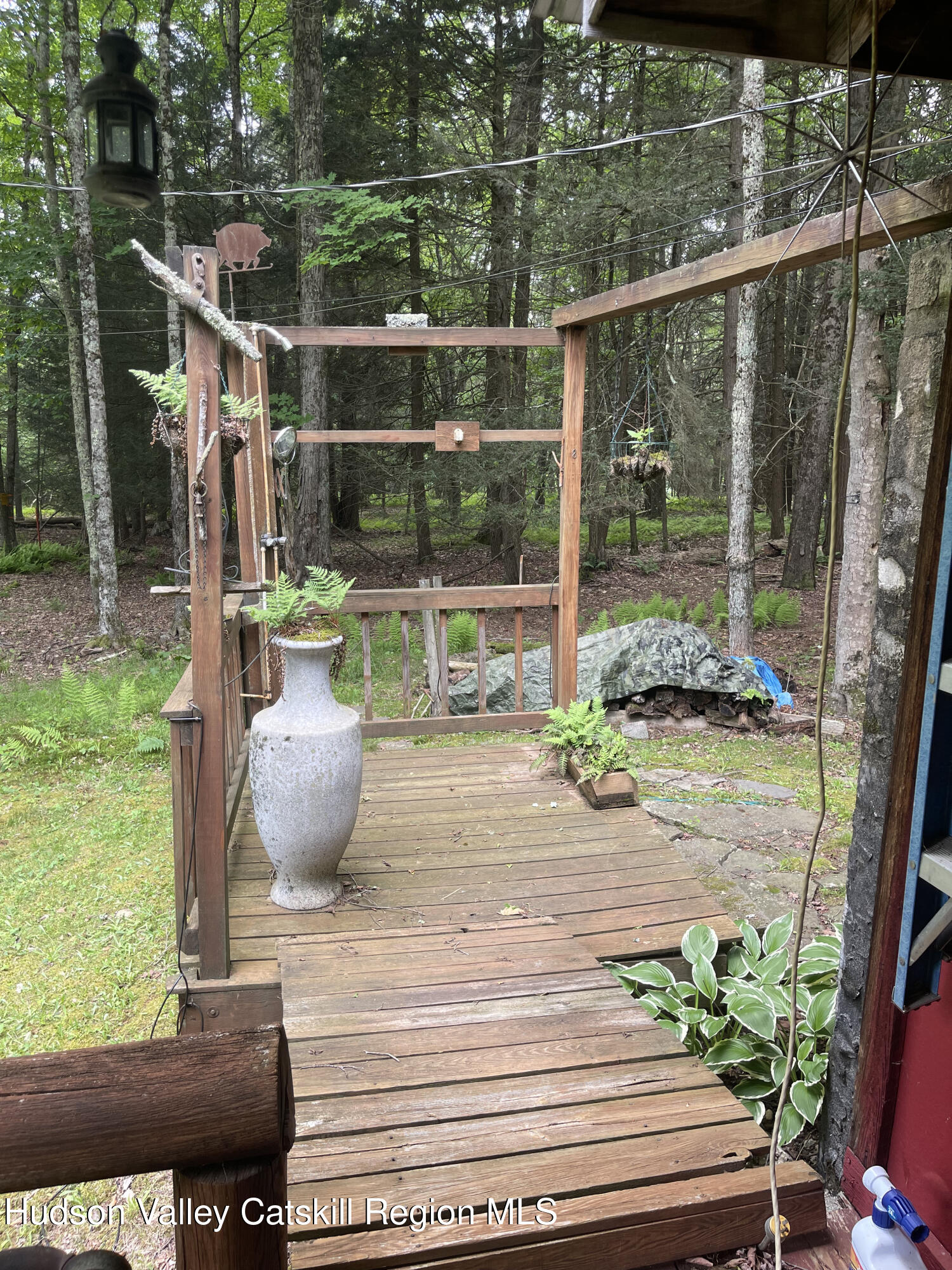 367 Rainbow Hill Road Andes, NY 13731 - Photo 22 of 30 a view of a porch with seating space