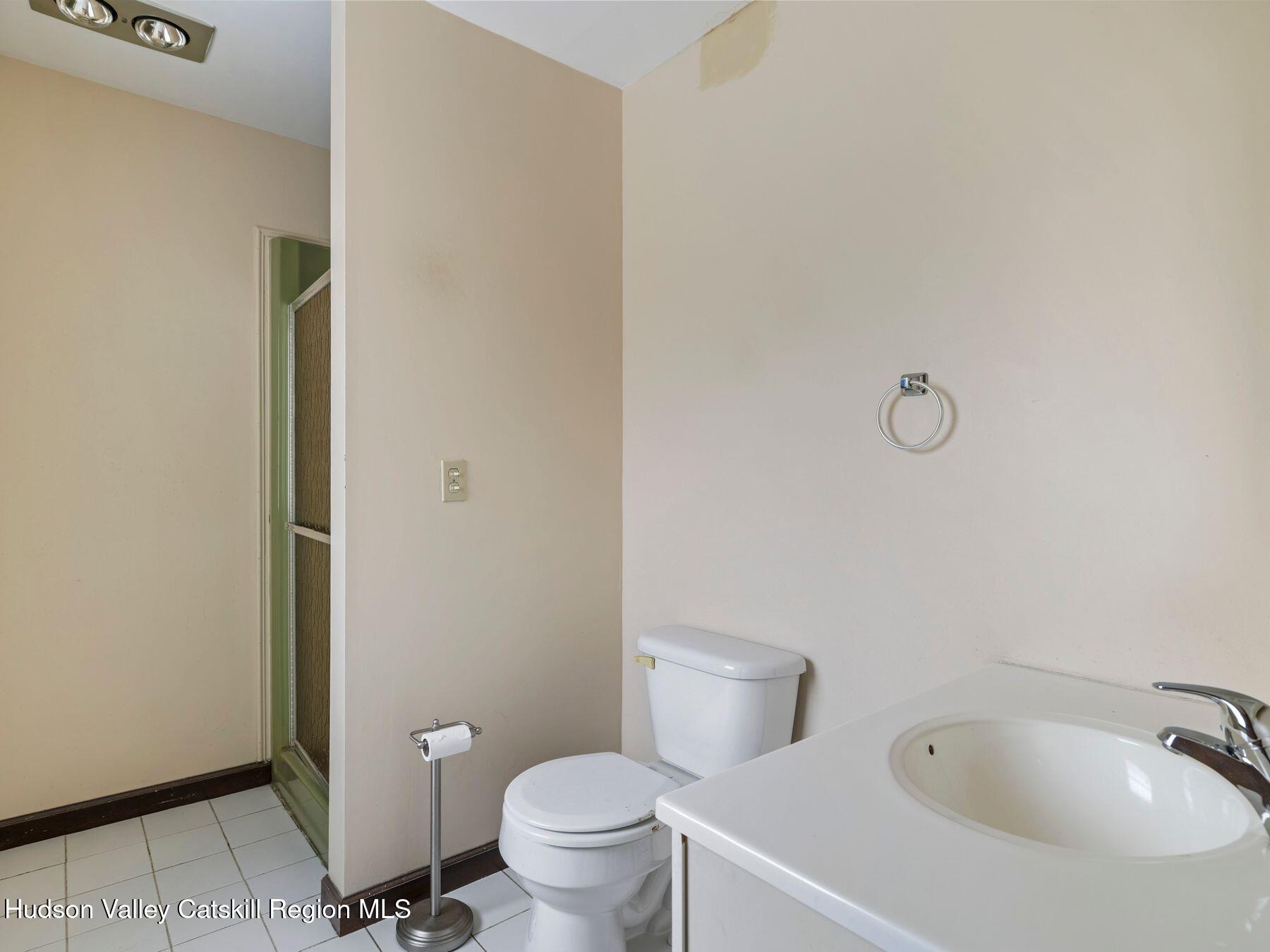 317 Mitchell Hollow Road Windham, NY 12496 - Photo 35 of 41 a white toilet sitting next to a bathroom sink