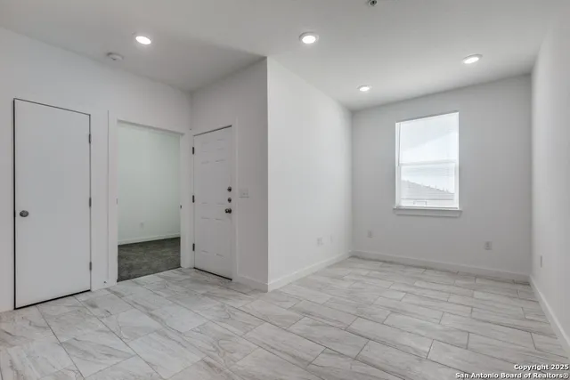 a view of an empty room