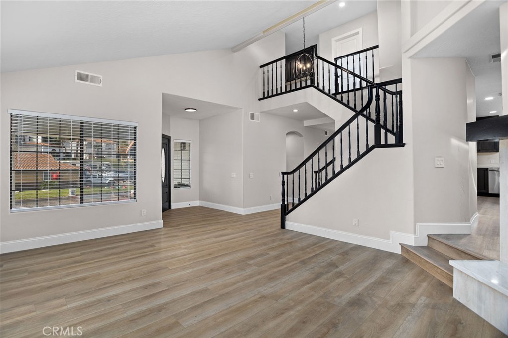 29566 Big Range Road, Unit 1 Canyon Lake, CA 92587 - Photo 12 of 55 a view of an entryway with wooden floor