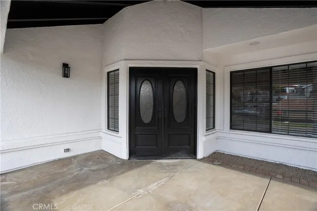 a view of front door of a house