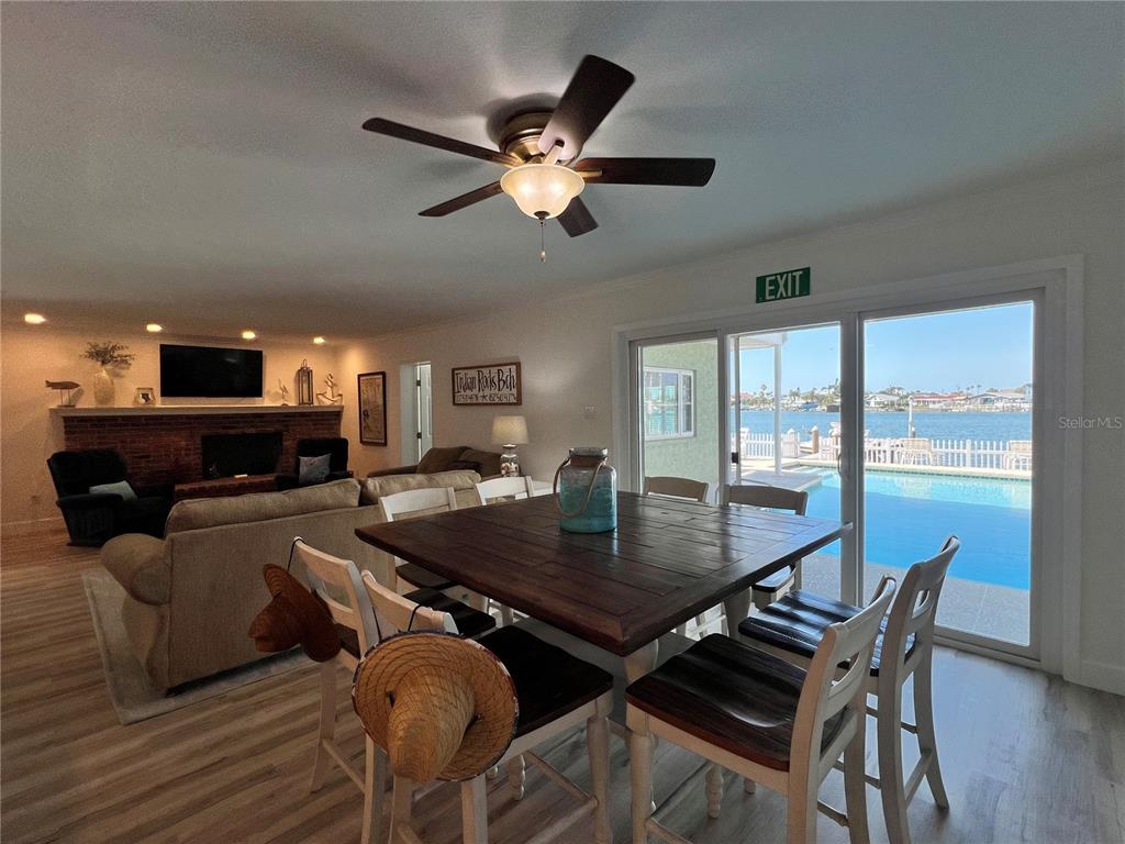 474 20th Avenue Indian Rocks Beach, FL 33785 - Photo 12 of 66 Dining room with water views