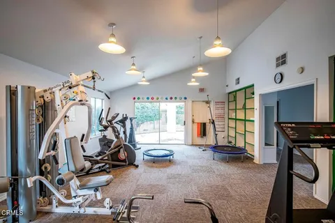 a view of outdoor space with seating