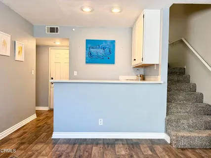 a view of a kitchen with utility room