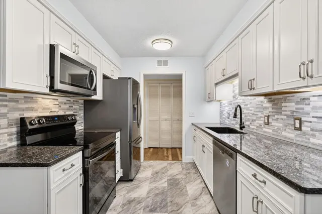 a view of a livingroom with a window