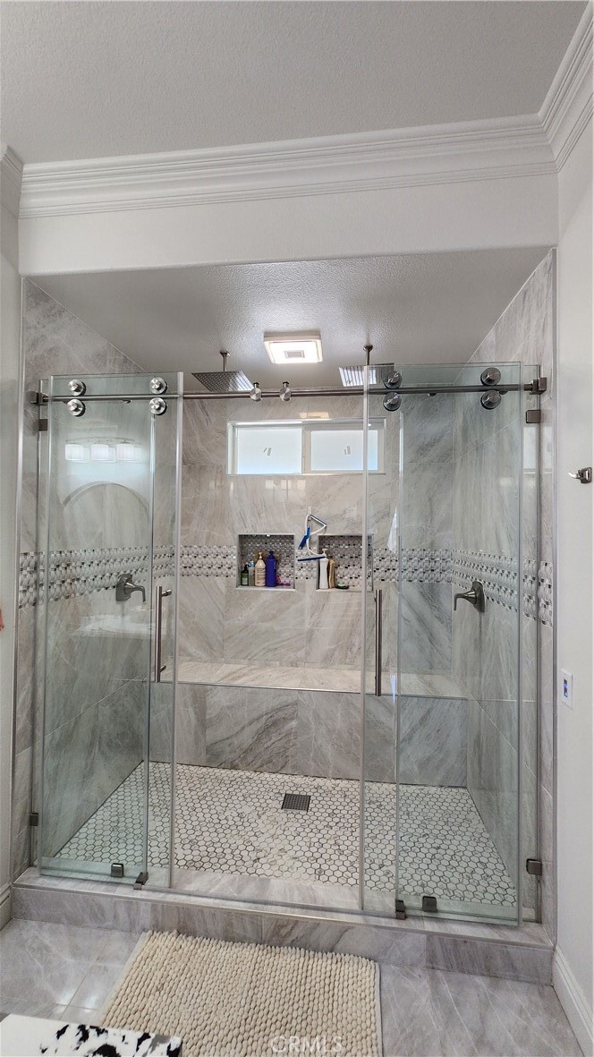 20243 Lee Road Perris, CA 92570 - Photo 36 of 75 a bathroom with a shower