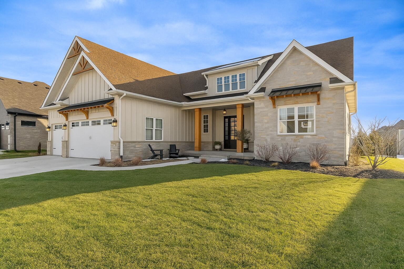 16617 Noble Street Lowell, IN 46356 - Photo 3 of 32 a view of a house with swimming pool and porch