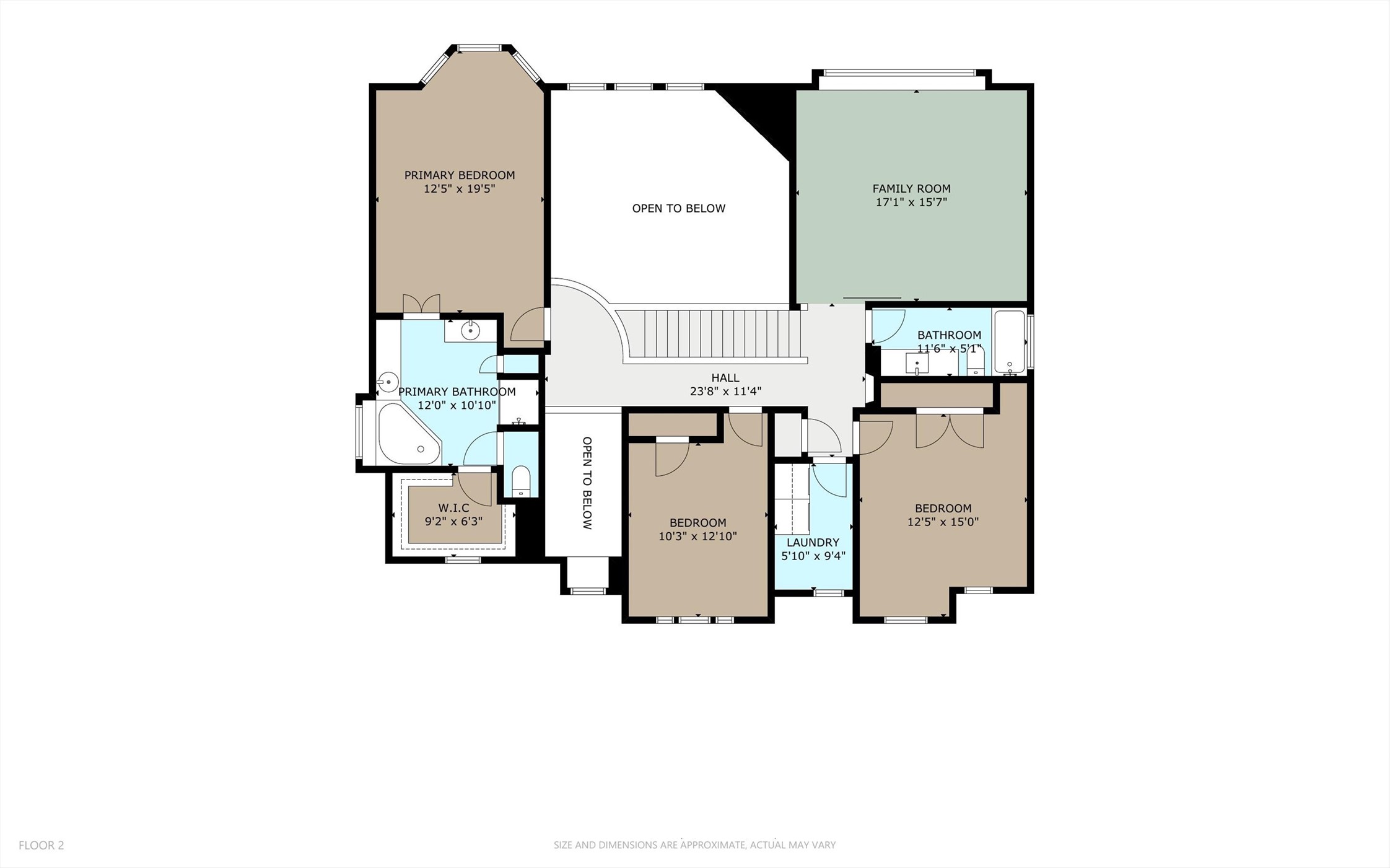3736 Cerulean Way Round Rock, TX 78681 - Photo 34 of 36 View of room layout