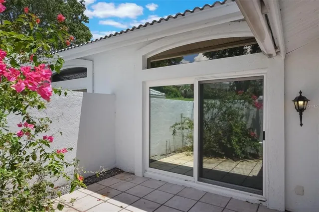 a view of a entryway