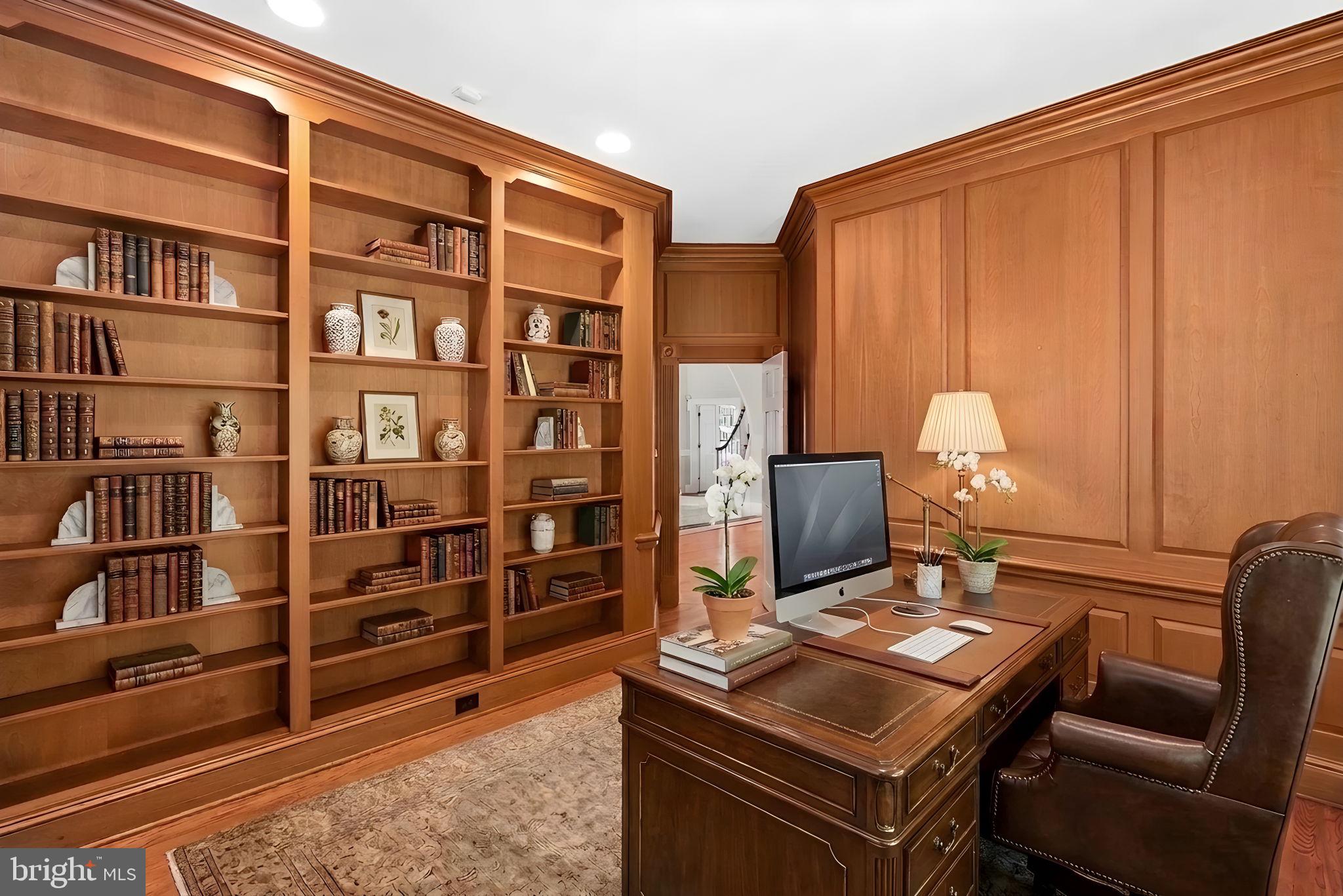 190 Falcon Ridge Road Great Falls, VA 22066 - Photo 17 of 122 Main Level Office - Virtually Staged