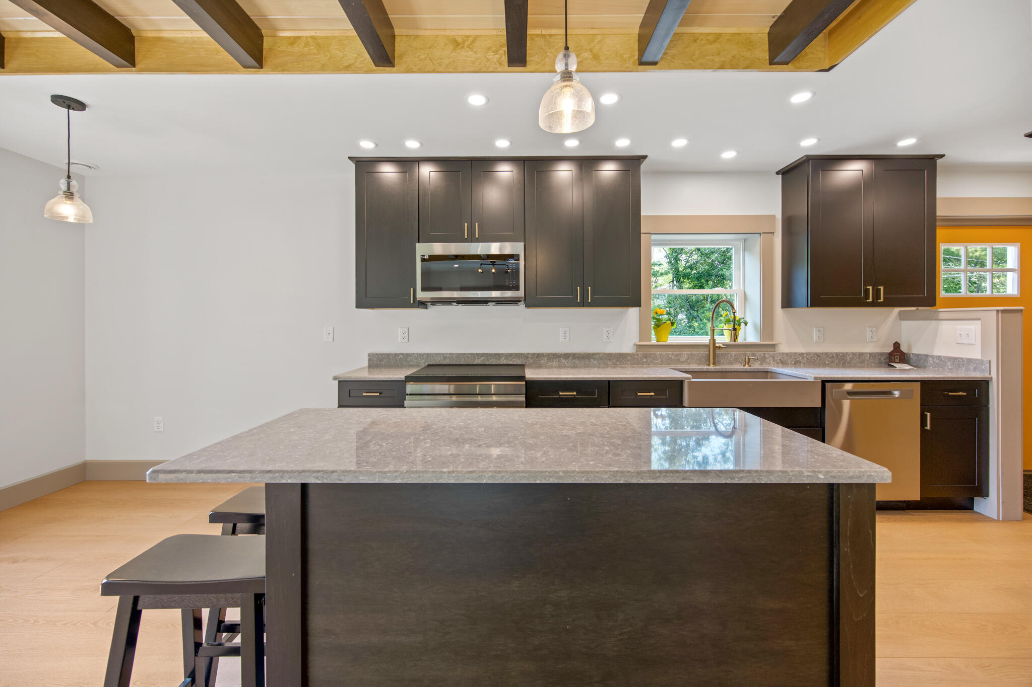 1719 Dixmont Road Etna, ME 04434 - Photo 14 of 46 1719 kitchen island