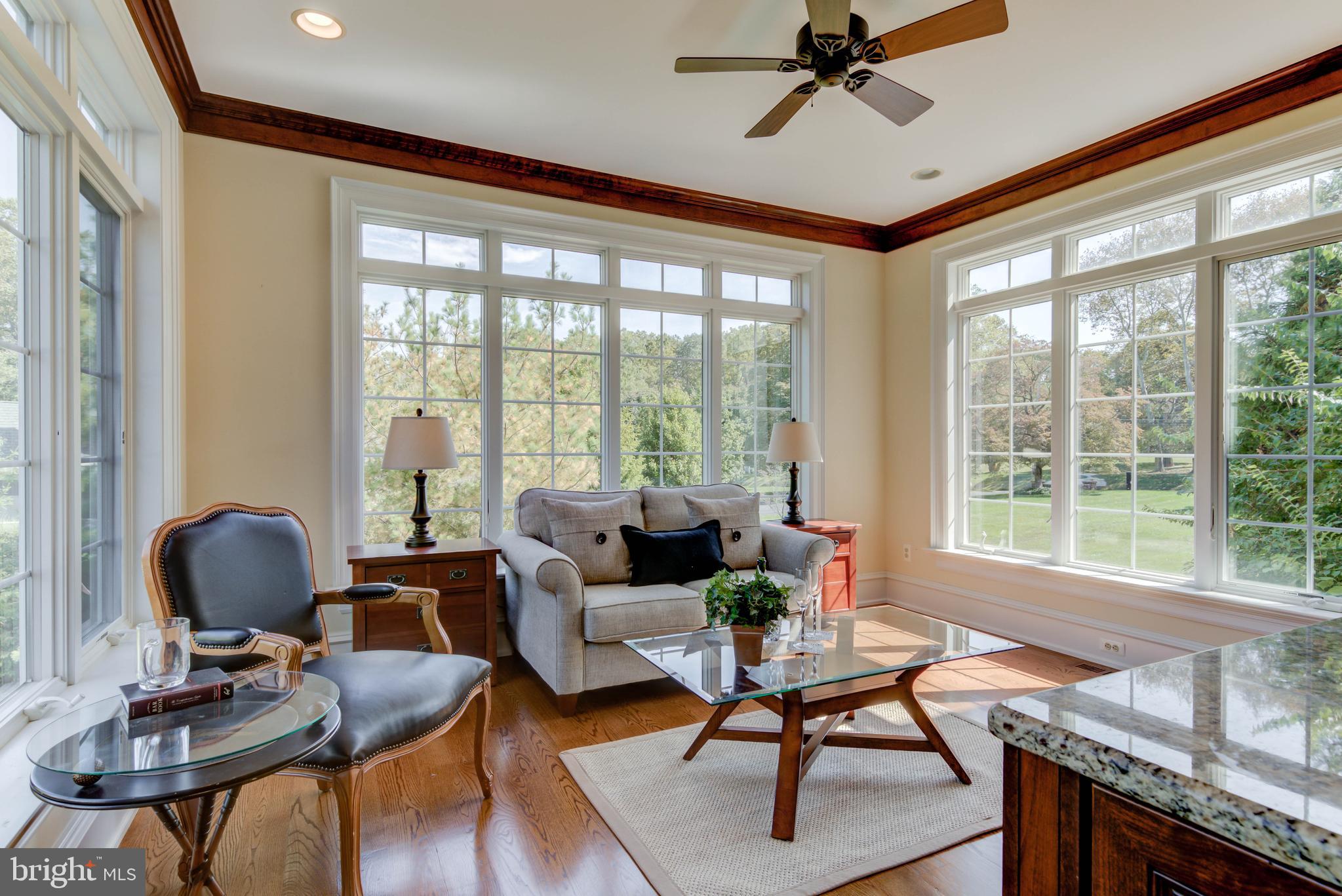 3511 Sawmill Road Newtown Square, PA 19073 - Photo 15 of 57 Sunroom with three walls of windows