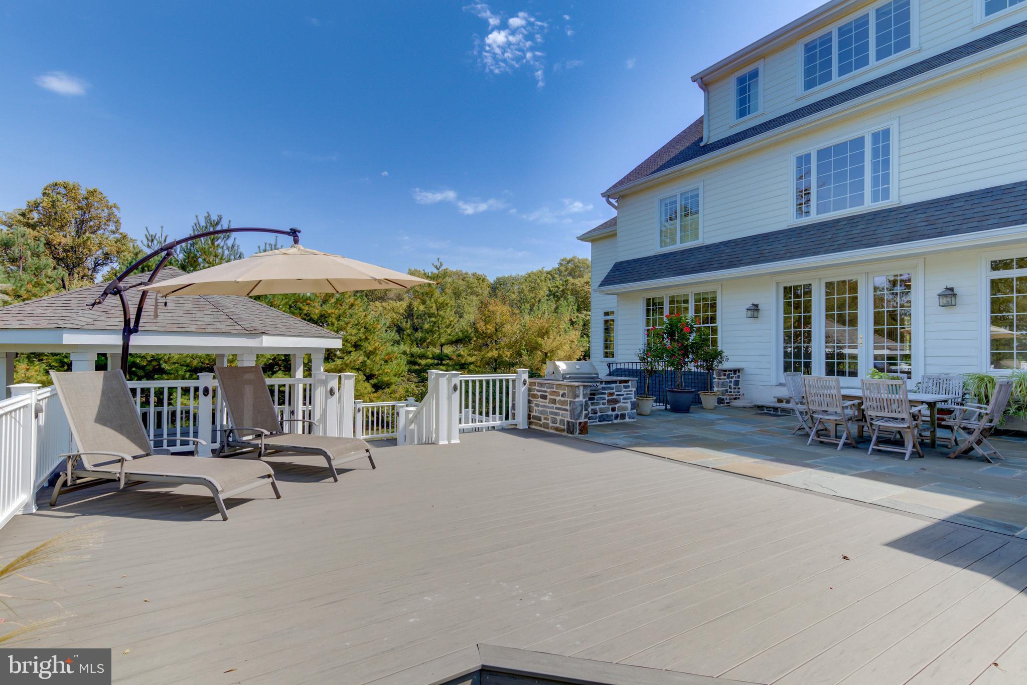 3511 Sawmill Road Newtown Square, PA 19073 - Photo 24 of 57 Large deck with access to the built-in hot tub