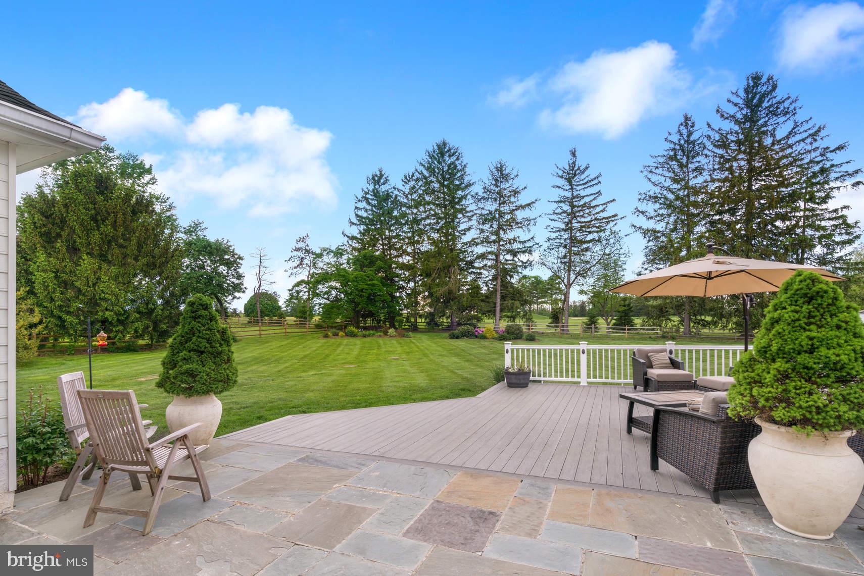 3511 Sawmill Road Newtown Square, PA 19073 - Photo 26 of 57 Patio view as you walk towards the extended deck