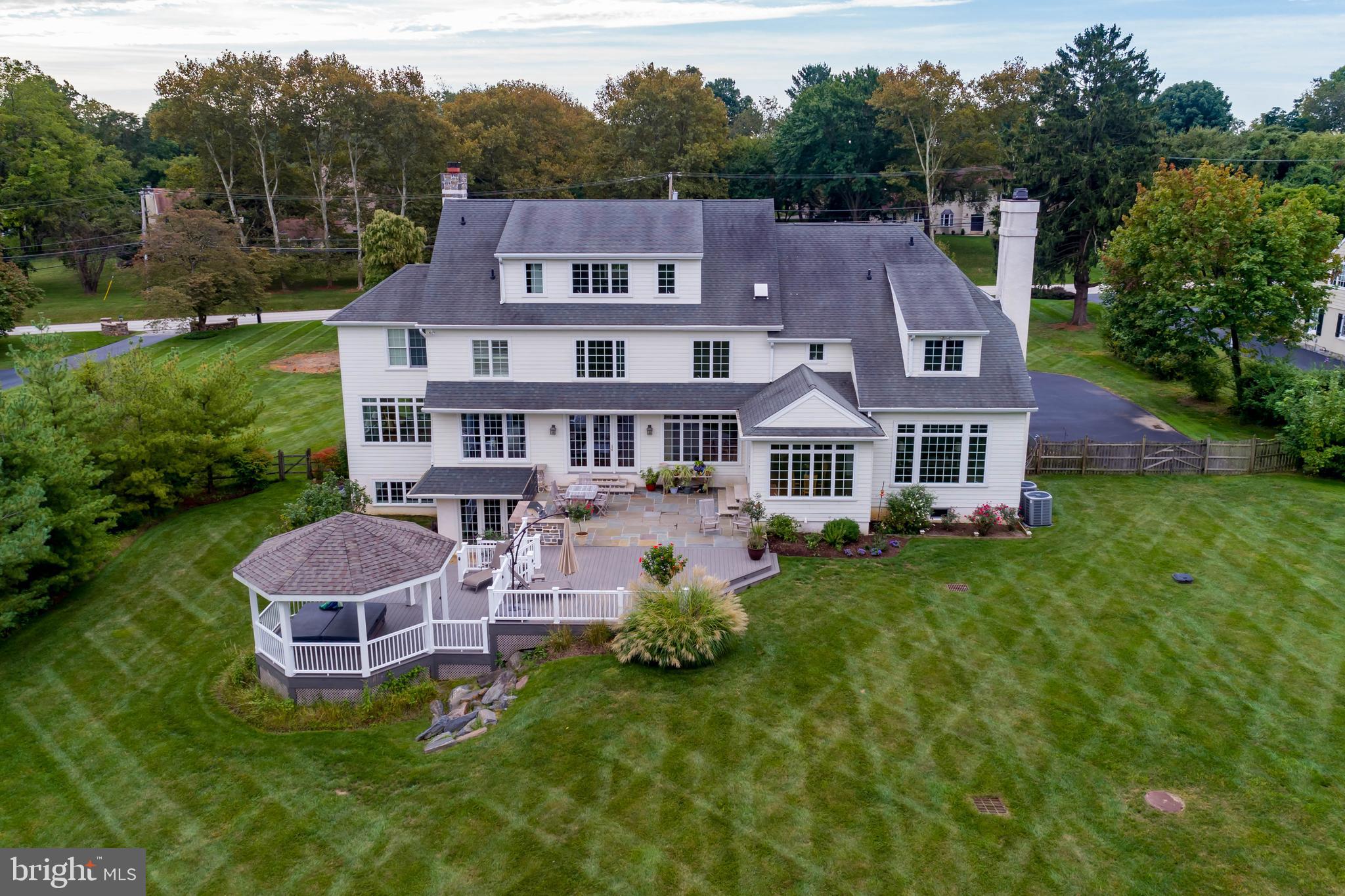 3511 Sawmill Road Newtown Square, PA 19073 - Photo 43 of 57 Ariel view of the rear exterior