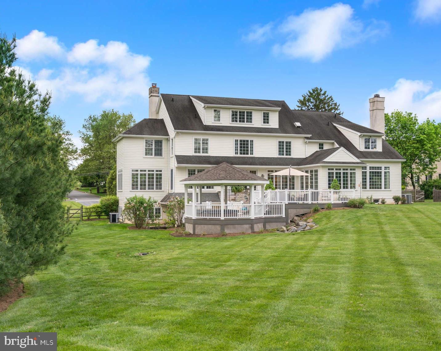 3511 Sawmill Road Newtown Square, PA 19073 - Photo 51 of 57 Exterior back of this beautiful home