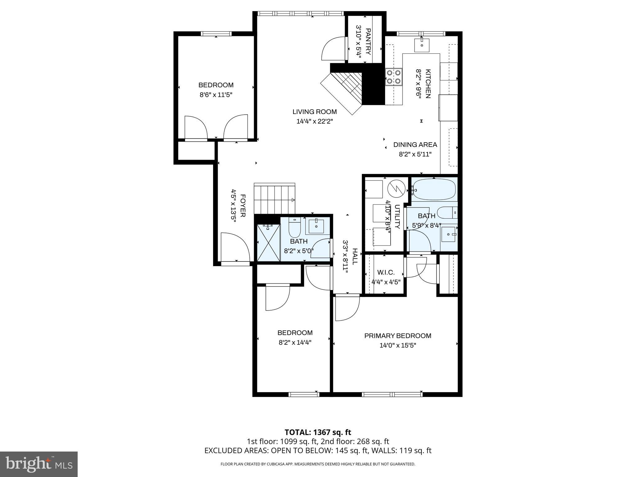 12014 Golf Ridge Court, Unit 302 Fairfax, VA 22033 - Photo 38 of 40 Main Level Floorplan