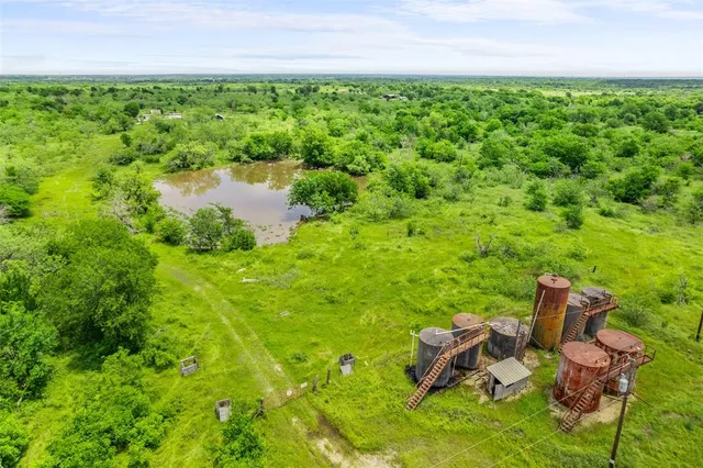 a view of a lake with houses