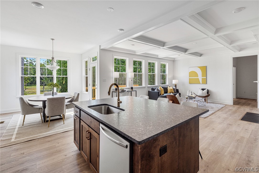 8357 Capernwray Drive Chesterfield, VA 23838 - Photo 24 of 50 a view of kitchen island a sink and living room