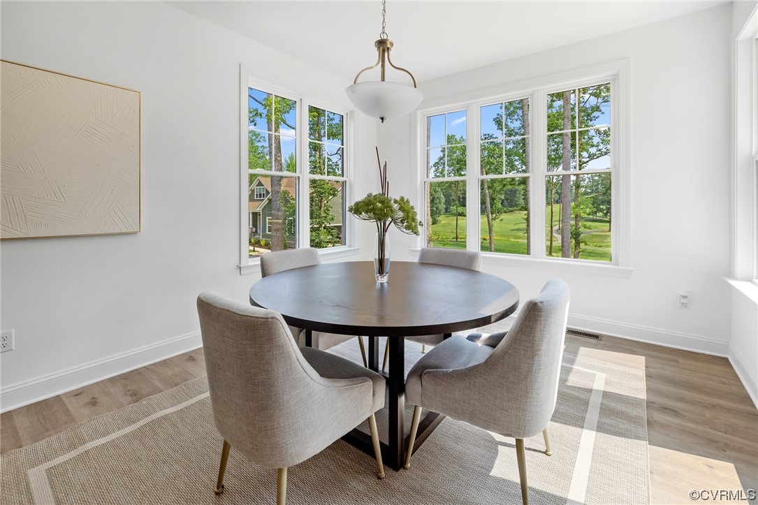 8357 Capernwray Drive Chesterfield, VA 23838 - Photo 26 of 50 a dining room with furniture window and outside view