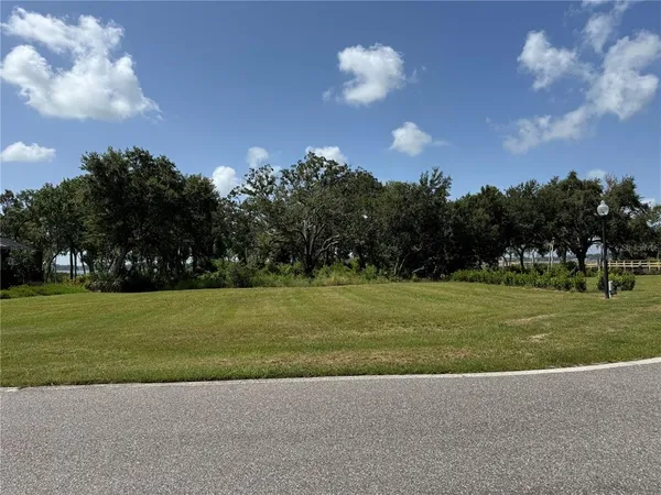 a view of a golf course with a play ground