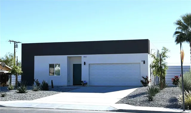 a side view of a house