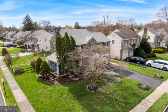 325 Wyndmoor Road Springfield, PA 19064 - Photo 40 of 45 a view of a town with residential houses