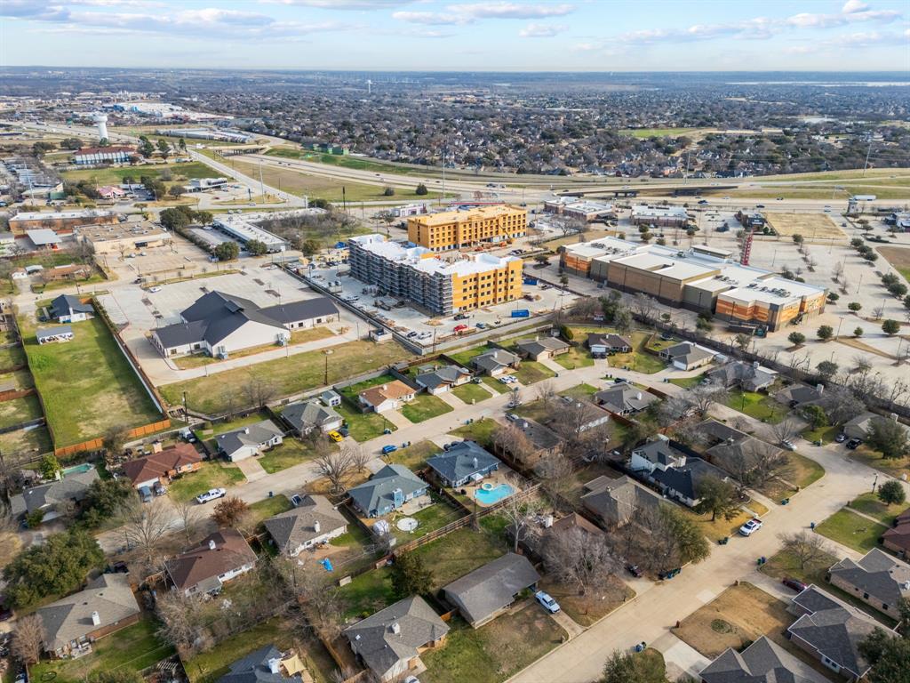 617 Reed Street Roanoke, TX 76262 - Photo 33 of 35 an aerial view of residential building and lake view