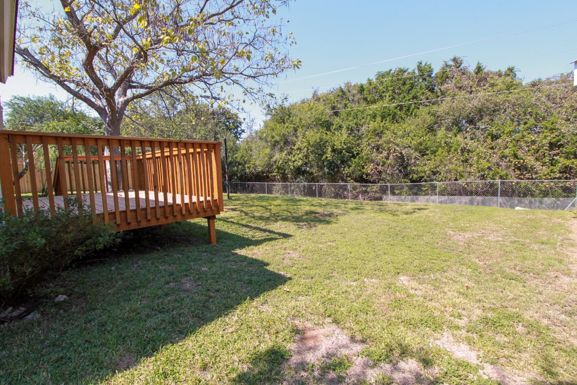 605 Timber Trail Cedar Park, TX 78613 - Photo 35 of 36 a view of a yard with large trees