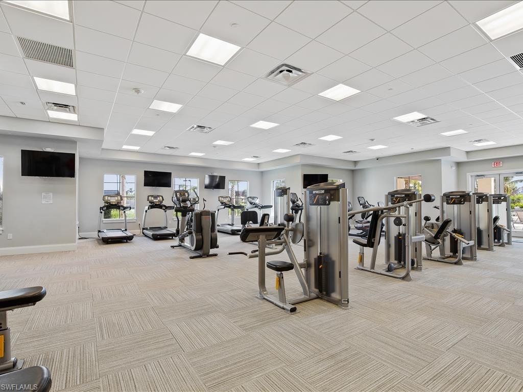 2320 Dragonfruit Way Naples, FL 34120 - Photo 31 of 33 Gym featuring light colored carpet and visible vents