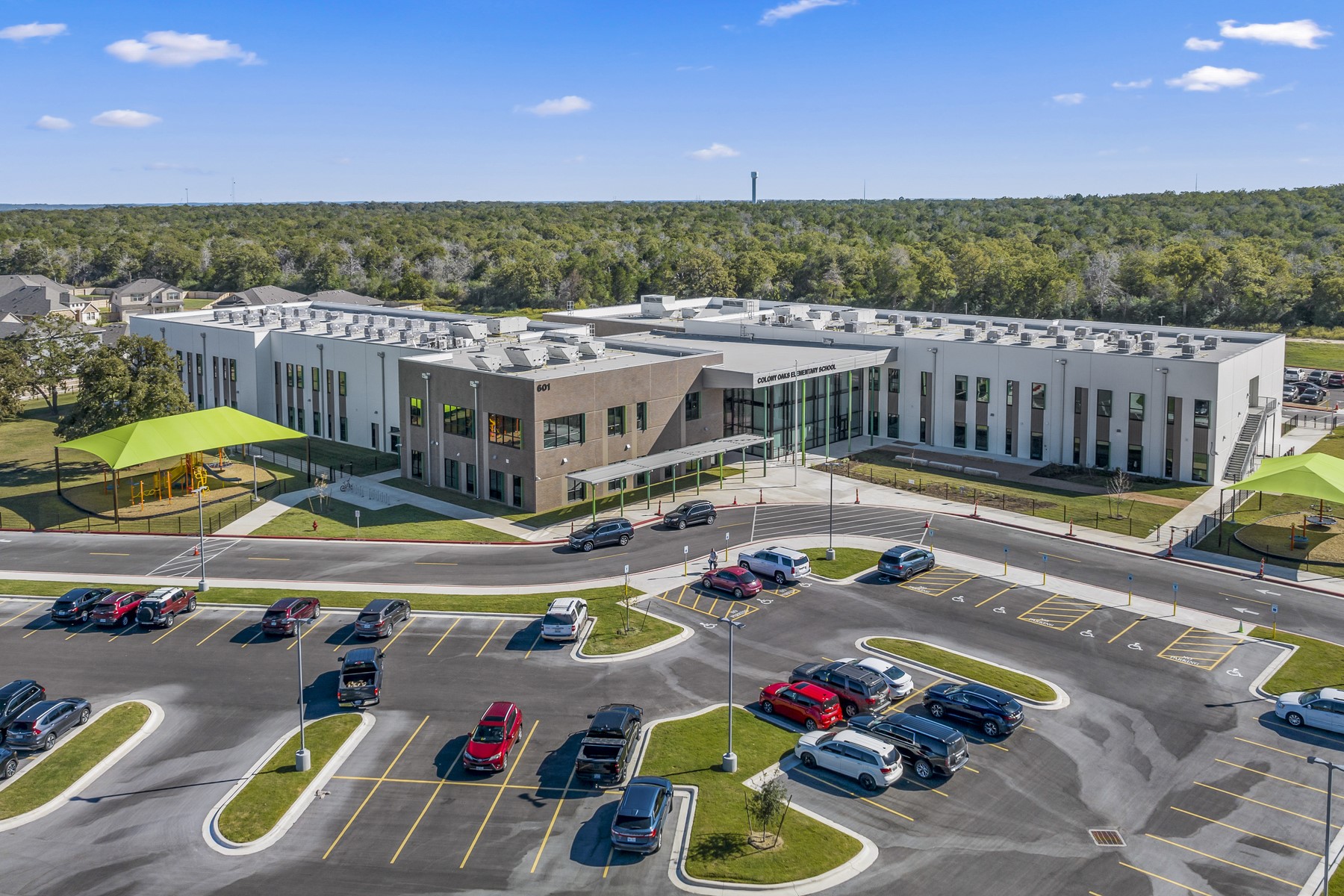 120 Periwinkle Lane Bastrop, TX 78602 - Photo 10 of 10 Colony Oaks Elementary School located in the middle of the neighborhood