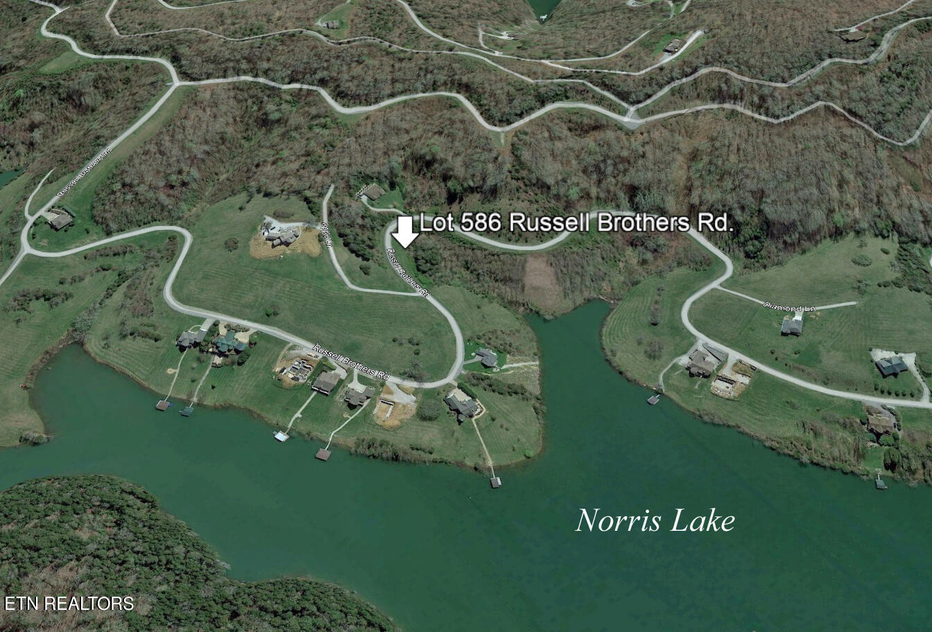 586 Russell Brothers Road Sharps Chapel, TN 37866 - Photo 3 of 30 Aerial view