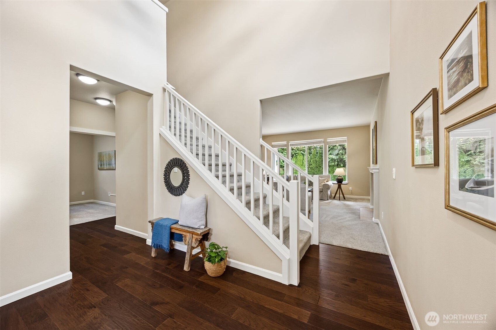 4703 Prestwick Lane Southeast Lacey, WA 98513 - Photo 6 of 40 a view of entryway with wooden floor