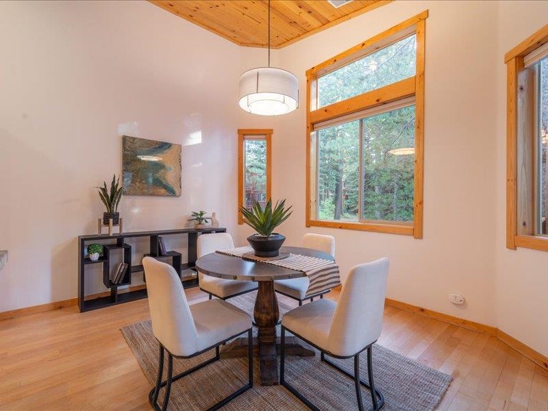 12678 Hidden Circle, Unit 4 Truckee, CA 96161 - Photo 13 of 28 a dining room with furniture and window