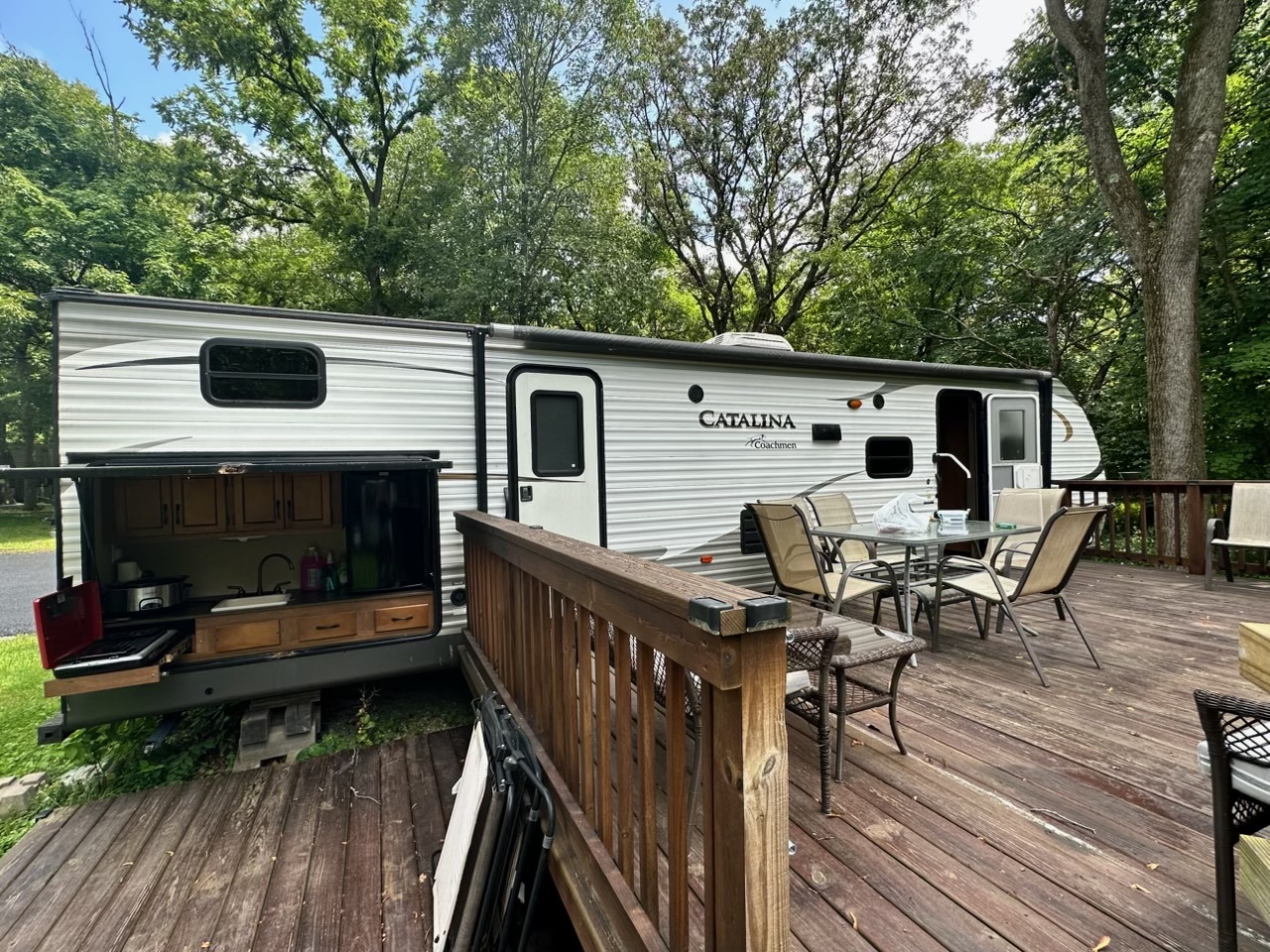 2795 East 28th Road Marseilles, IL 61341 - Photo 6 of 11 a view of a deck with a patio