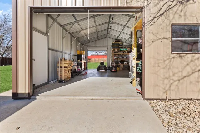 a view of storage and utility room